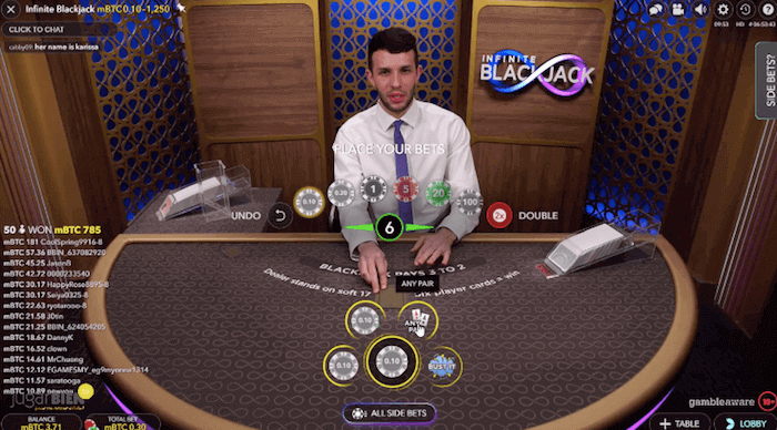 Juegos de Blackjack en Vivo